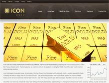Tablet Screenshot of icon-gold.com